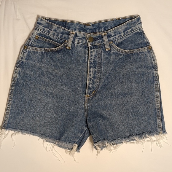 brittania Pants - Vintage Cut Off Denim Shorts 26 2 made in Japan Britannia